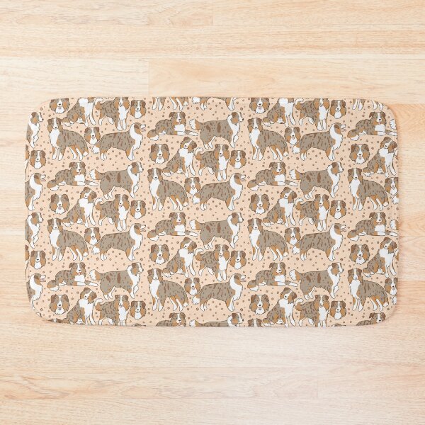 Item preview, Miniature American Shepherd Dog illustration pattern  designed and sold by Yarafantasyart.
