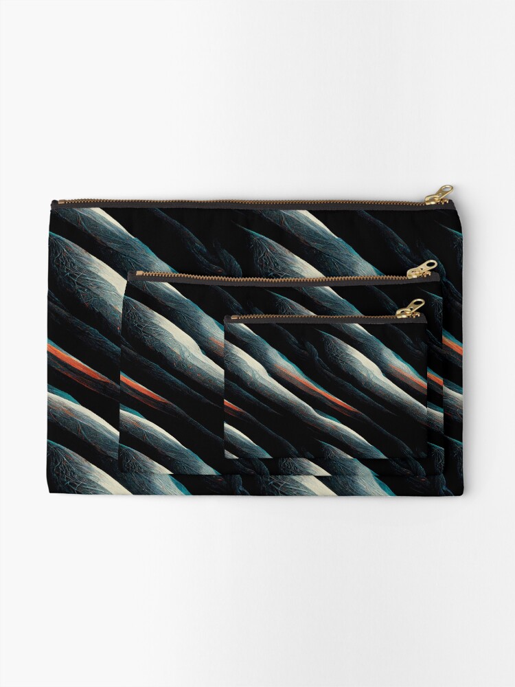 Thumbnail 2 of 4, Zipper Pouch, abstract geometric pattern designed and sold by luc1.