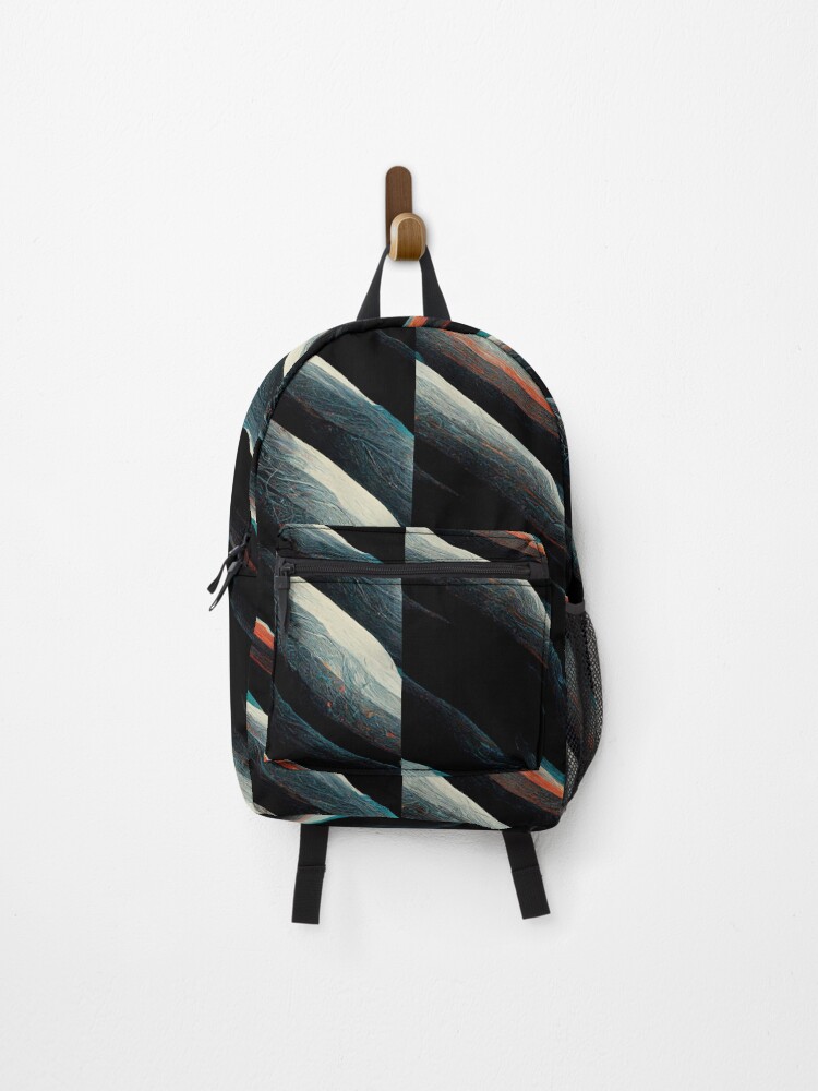 Thumbnail 1 of 3, Backpack, abstract geometric pattern designed and sold by luc1.