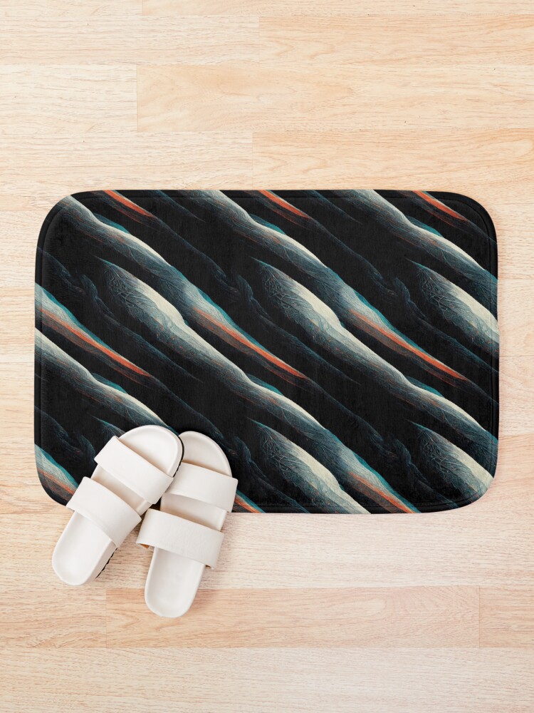 Thumbnail 1 of 6, Bath Mat, abstract geometric pattern designed and sold by luc1.