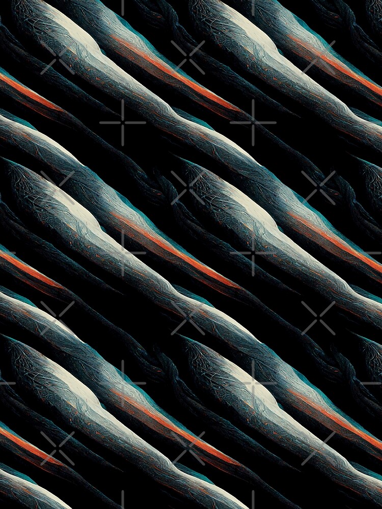 Thumbnail 3 of 3, Scarf, abstract geometric pattern designed and sold by luc1.