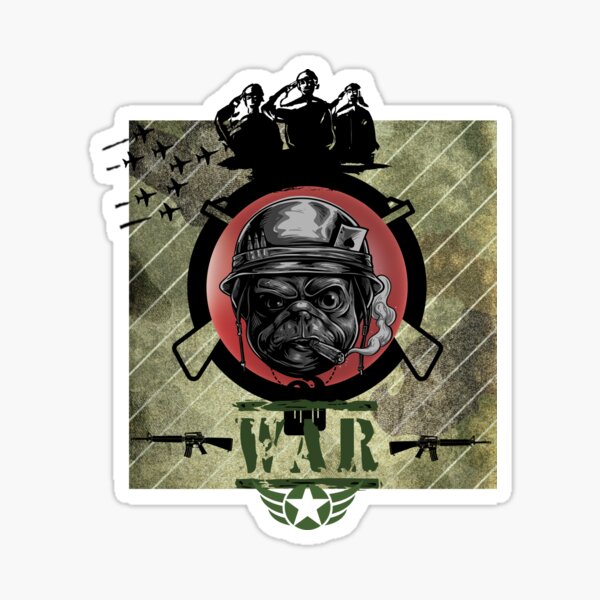Item preview, War dog designed and sold by Goddamn10.