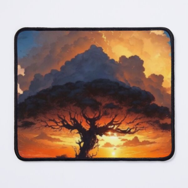 Item preview, Lovely Anime Sunrise Scenery, Serengeti, wallpaper, Beautiful lighting, designed and sold by ODELUNITY.