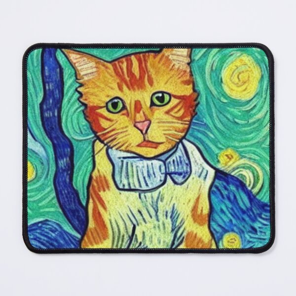 Item preview, Cat Van Gogh Style #15 designed and sold by cardia1991.