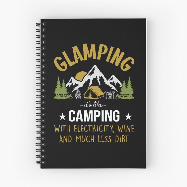 Item preview, Glamping Its Like Camping With Electricity Wine And Much Less Dirt designed and sold by FurioInc.
