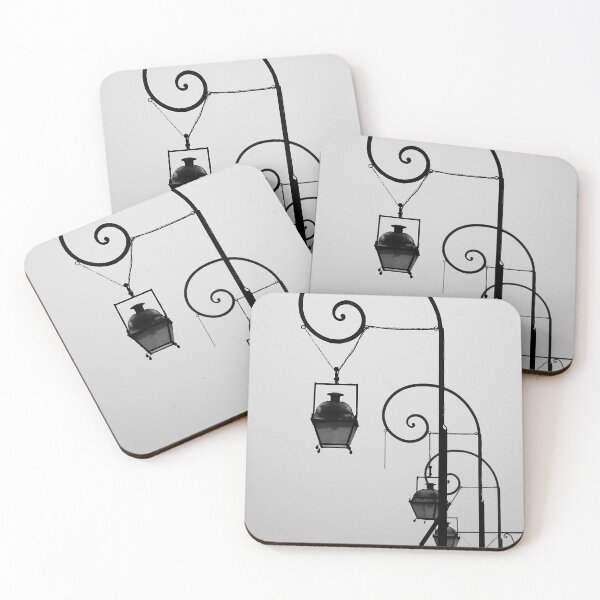 Item preview, Street Photography and Urban Elements - Vintage Street Lamps in Monochrome designed and sold by CarolinaReina.