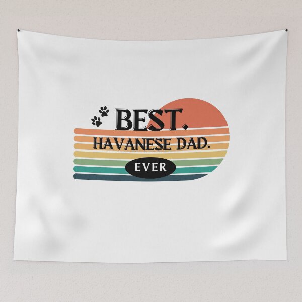 Artikelvorschau, BESTER Havaneser-Vater aller Zeiten. Spaß, Retro-Design für Hundeväter! entworfen und verkauft von HavaHug.