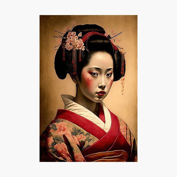 Geisha Photographic Prints for Sale