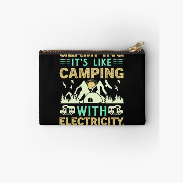 Item preview, Glamping Its Like Camping With Electricity Wine And Much Less Dirt designed and sold by FurioInc.