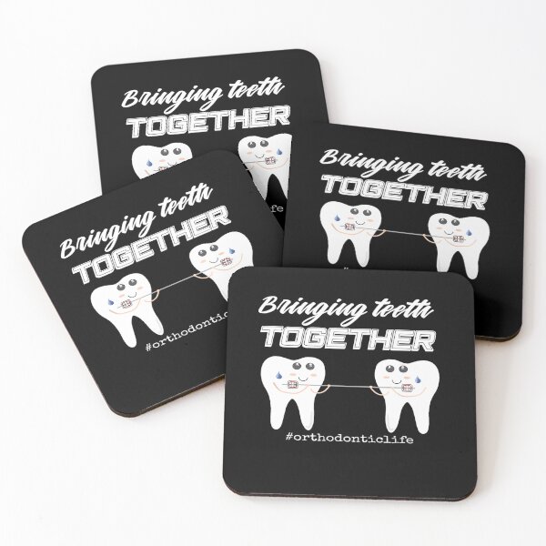 Item preview, Bringing Teeth Together Cool Orthodontist Assistant designed and sold by DomenicoBarone.