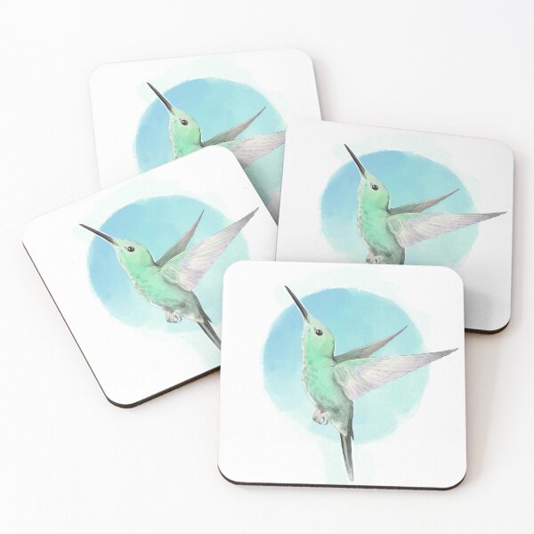 Item preview, beautiful hummingbird flying designed and sold by bysilvaart.