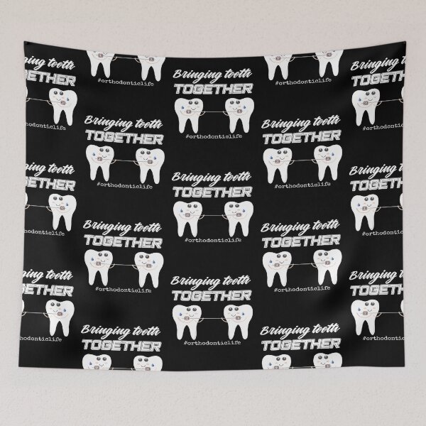 Item preview, Bringing Teeth Together Cool Orthodontist Assistant designed and sold by DomenicoBarone.