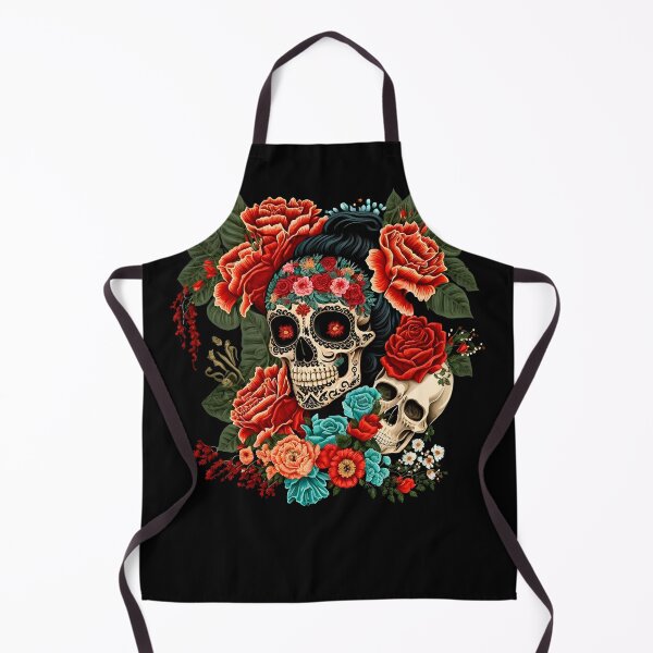 Item preview, Frida Khalo - mexican artist flowers and skull designed and sold by LatinoPower.