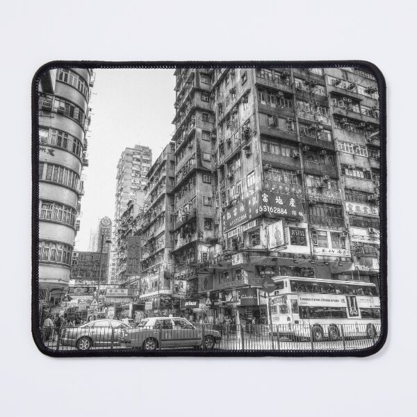 Item preview, Nathan Road, Kowloon, Hong Kong Black And White designed and sold by Paul Thompson Photography.
