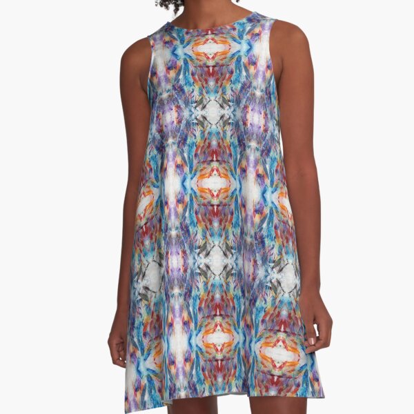 Crystal Prism Reflecting Light A-Line Dress