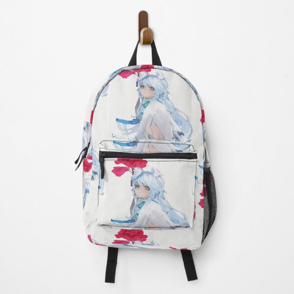 Item preview, Colorful anime manga kawaii cartoon girl with flower in hair designed and sold by Ingahaliullina.