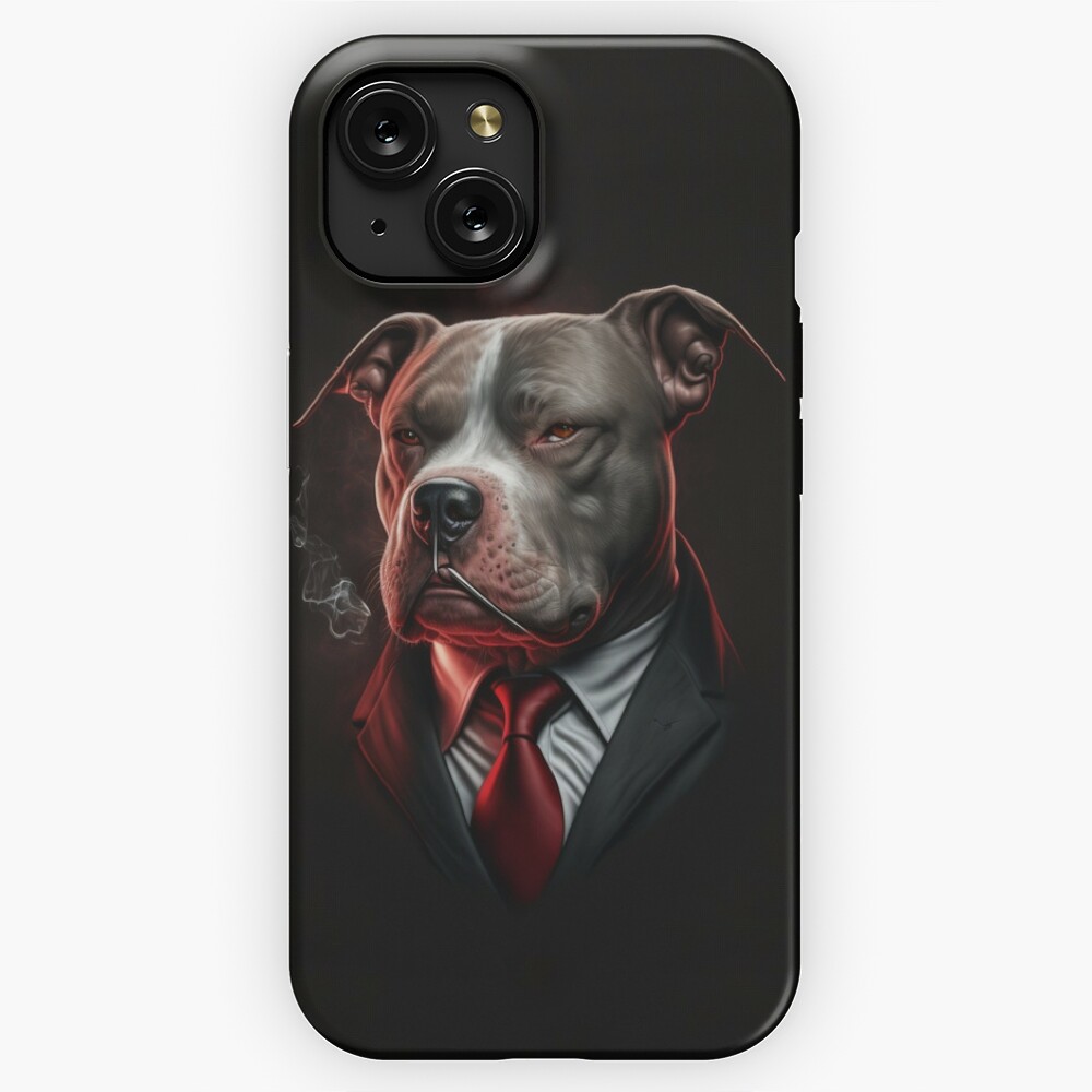 Cool Mafia pitbull dog