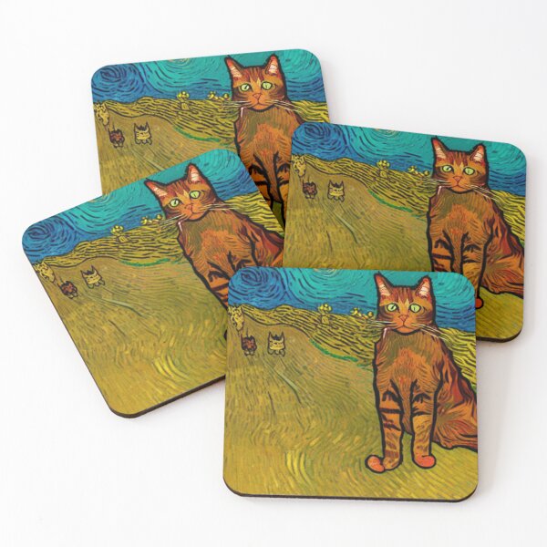 Item preview, Cat Van Gogh Style #17 designed and sold by cardia1991.