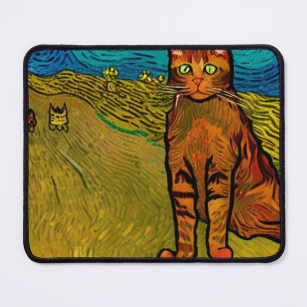Item preview, Cat Van Gogh Style #17 designed and sold by cardia1991.