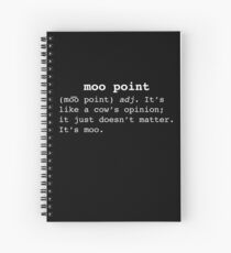 Moo Point Spiral Notebook