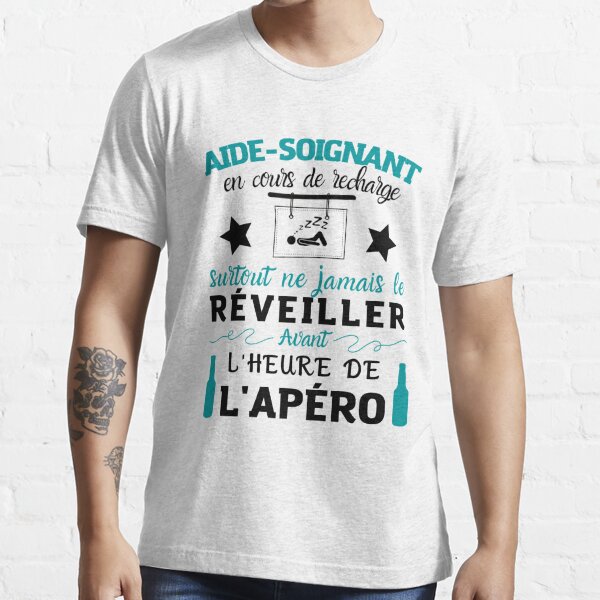 Aide soignante Cadeau Rigolo Humour Femme Drôle' T-shirt sport