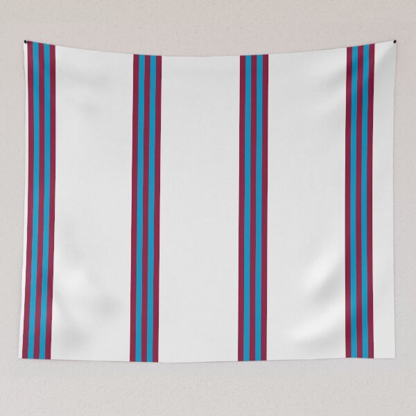 Item preview, Claret and Blue Mod Racing Stripes fashion design designed and sold by ModSupporters.