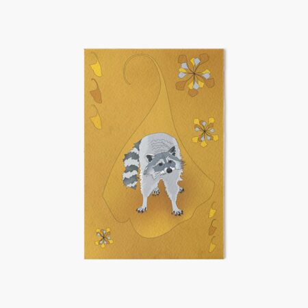 Forest Friend with Ginkgo Art Board Print
