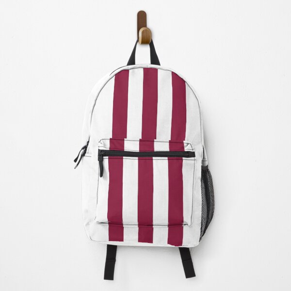 Item preview, Maroon and White Mod Racing Stripes fashion design designed and sold by ModSupporters.