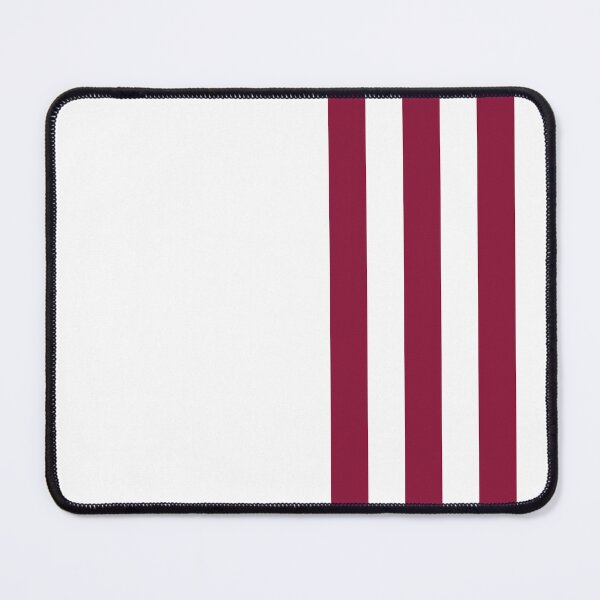 Item preview, Maroon and White Mod Racing Stripes fashion design designed and sold by ModSupporters.