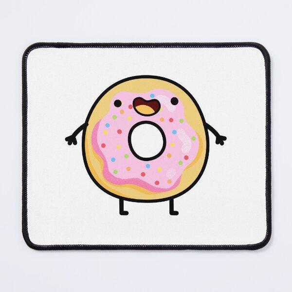 Item preview, Kawaii Pink Sprinkled Donut designed and sold by kawaiilife.