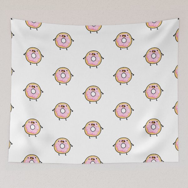 Item preview, Kawaii Pink Sprinkled Donut designed and sold by kawaiilife.