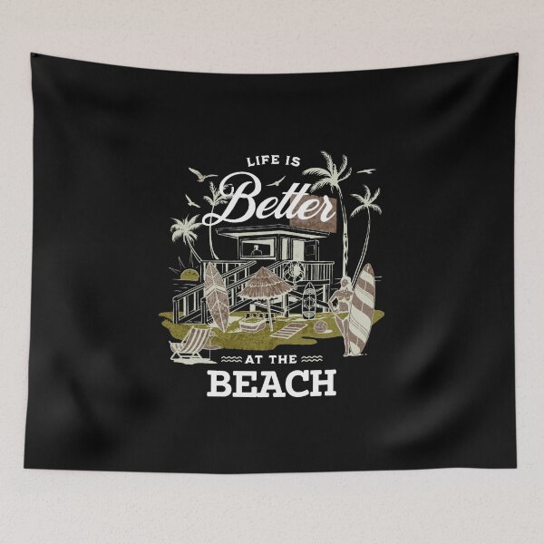 Item preview, Life is better at the beach designed and sold by Zeetube.