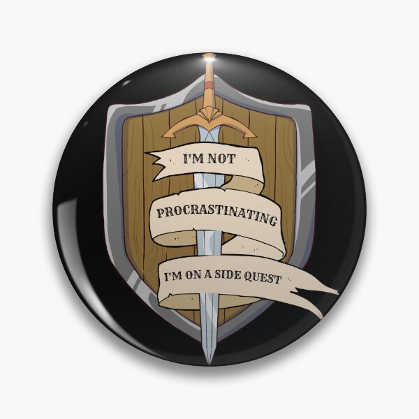 Item preview, I'm Not Procrastinating I'm On A Side Quest designed and sold by Novelty-Shirts.