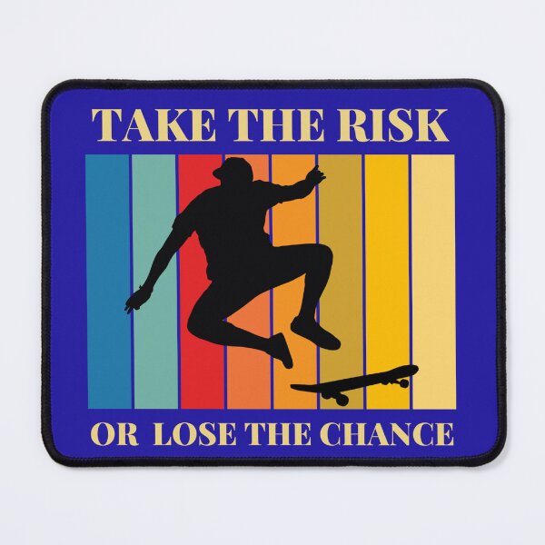 Item preview, Take the Risk or Lose the Chance Colorful Vintage designed and sold by One Art.