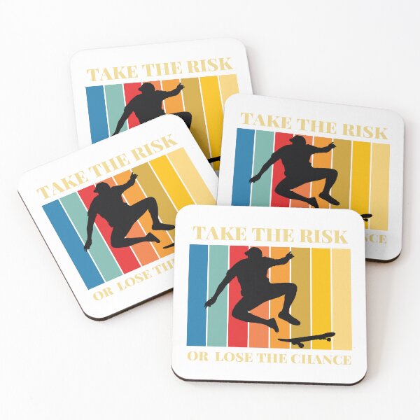 Item preview, Take the Risk or Lose the Chance Colorful Vintage designed and sold by One  Art.