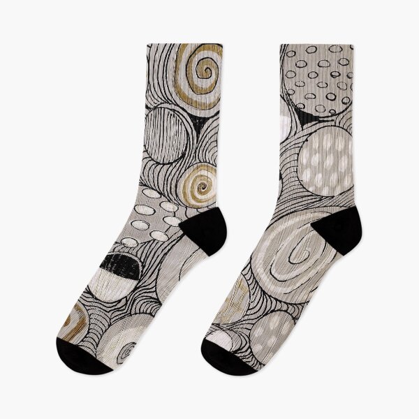 Item preview, Circles sepia minimal zentangle patterns - Megalakaki Art©️ designed and sold by Megalakaki-Art.