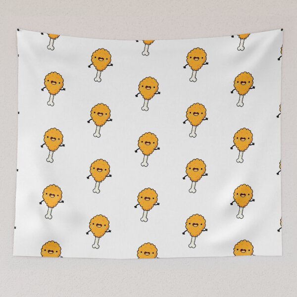 Item preview, Kawaii Fried Chicken Drumstick designed and sold by kawaiilife.