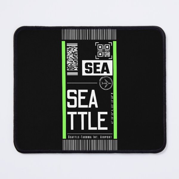 Item preview, SEATTLE SEA [Black] classic Luggage tag travel sticker designed and sold by LeddsoDello.