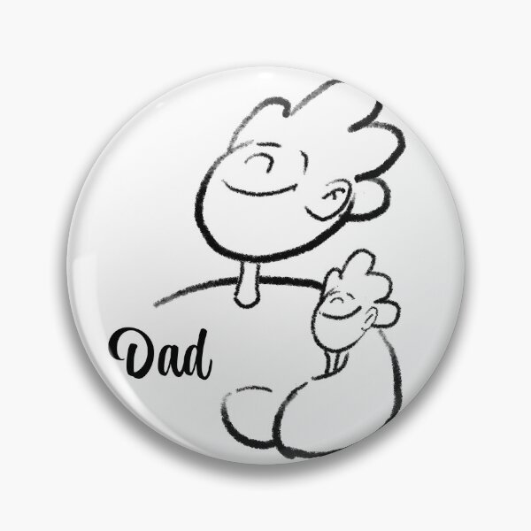 Item preview, Father and son illustration designed and sold by U-WESTDESIGN.