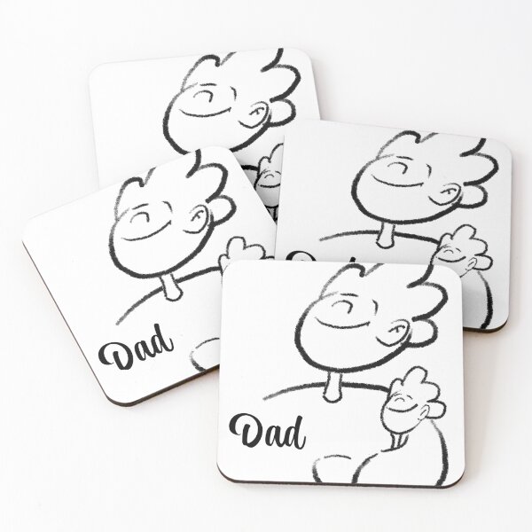 Item preview, Father and son illustration designed and sold by U-WESTDESIGN.