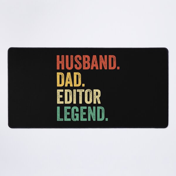 Item preview, Husband Dad editor Legend, editor Dad Tee for Husband, editor Dad Father's Day Gift, editor Dad Gift for Him designed and sold by Dogs Geeky⭐⭐⭐⭐⭐.