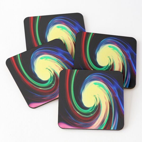 Item preview, The bright and bold colour palette of a firework swirling  designed and sold by Paws and Ink Art.
