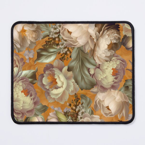 Item preview, Baroque Hand Painted Vintage Flower Botanical Garden Gold Nightgarden designed and sold by UtArt.