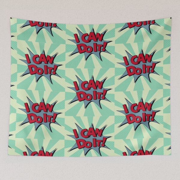 Item preview, Comic Bubble. Expression I Can Do It. Pop Art. Comic Style.  designed and sold by ivector.