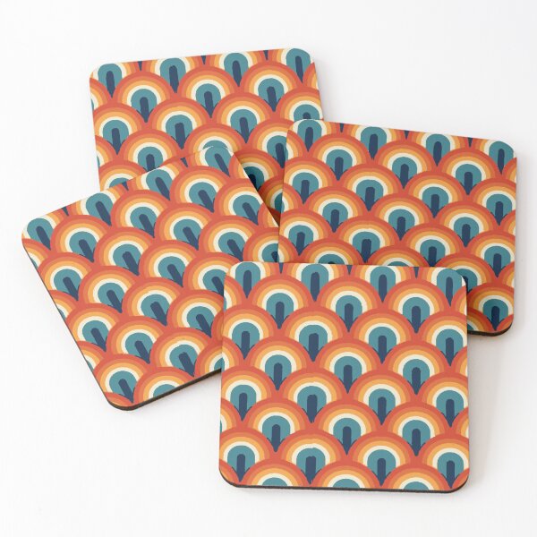 Item preview, Rainbow 70s pattern designed and sold by faithhhhk.