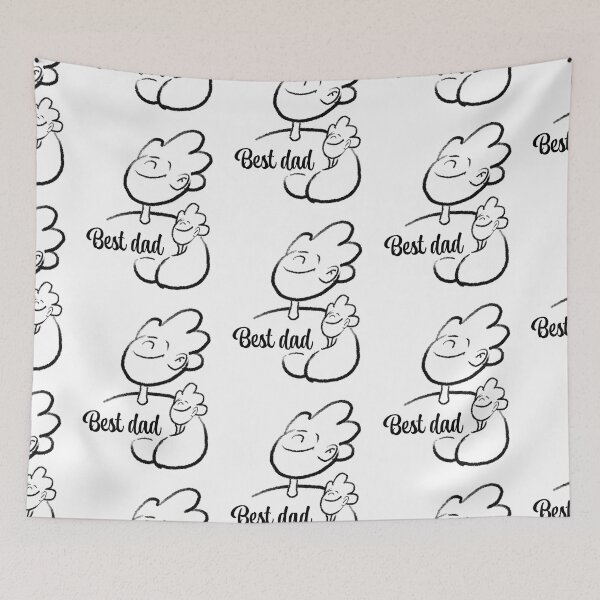 Item preview, Best father and son illustration designed and sold by U-WESTDESIGN.