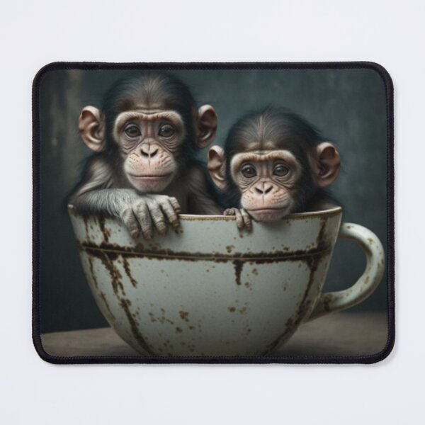 Item preview, "Chimps in Teacups: The Only Way to Enjoy Tea and Look Stylish" designed and sold by rdreubss7.