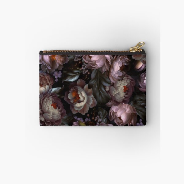 Item preview, Baroque Hand Painted Vintage Flower Botanical Night Garden Purple Nightgarden designed and sold by UtArt.