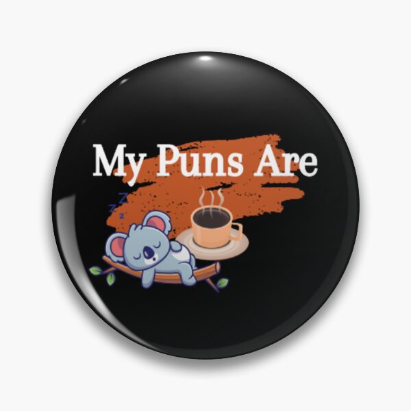 Item preview, Cute My Puns Are Koala Tea | Dark Background designed and sold by embaarc.