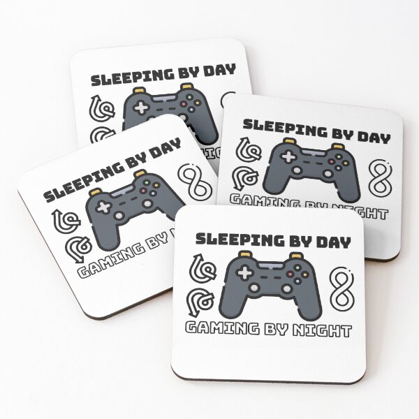 Item preview, Sleeping By Day Gaming By Night designed and sold by mu-art.